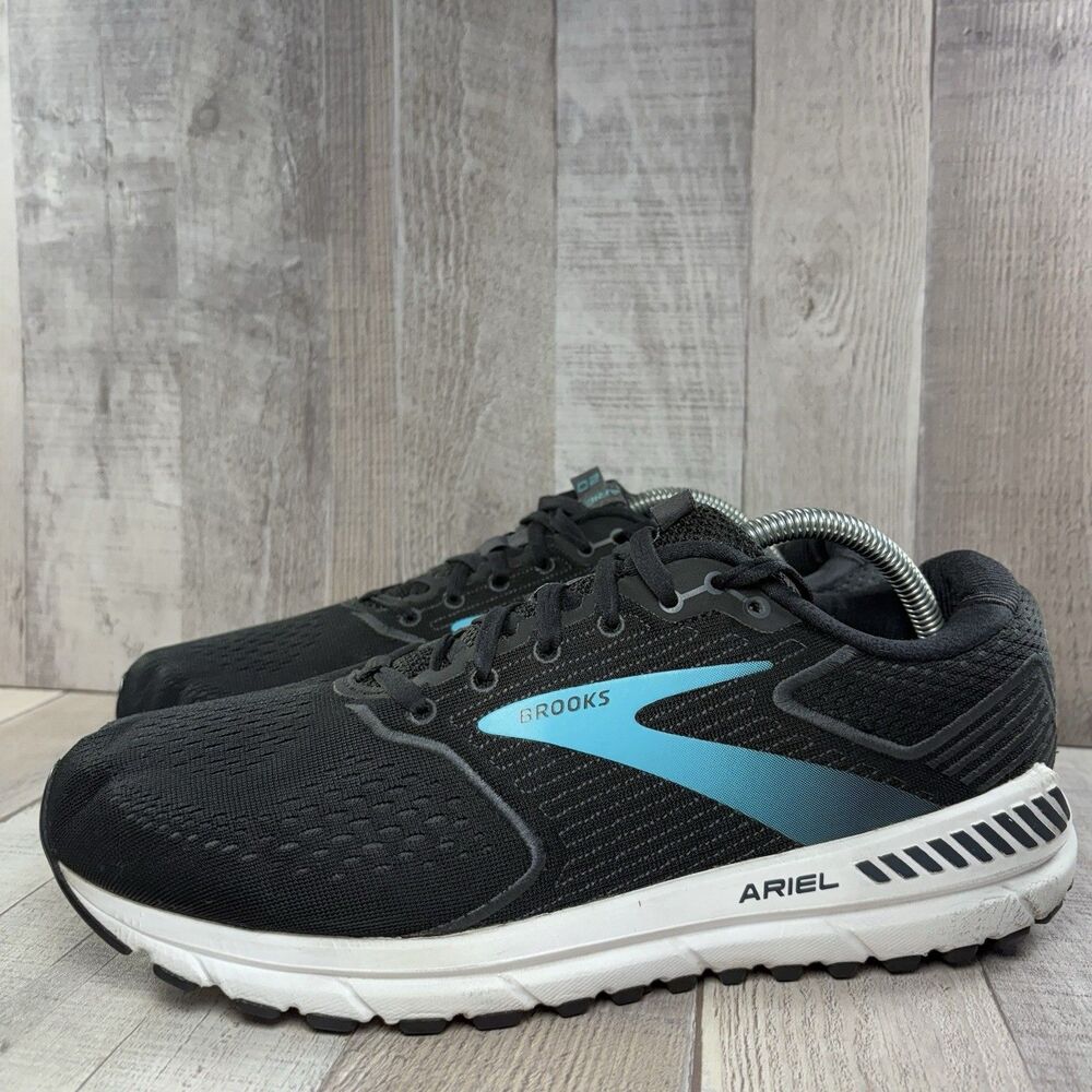 Brooks Ariel 20 Women's Size 12 Wide Running Shoes Athletic Sneakers Black Blue